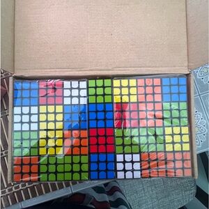 56 mini Rubik’s cubes
